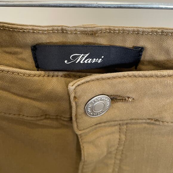 Mavi Urban Outfitters Denise High Rise Cargo Pants Tan Tapered 30 - Picture 4 of 7